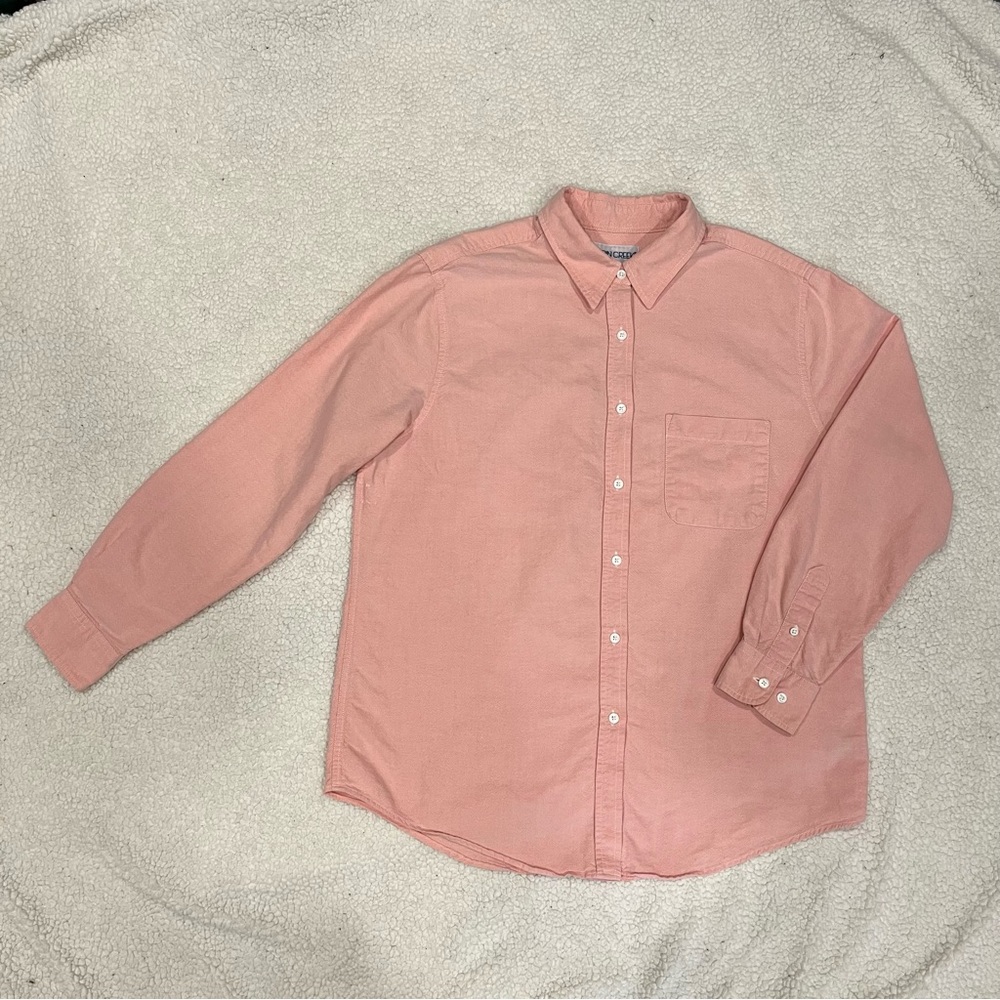 Cabin Creek 100% Cotton Pink Button Down Collared Shirt, Women's Size Large - Picture 12 of 12